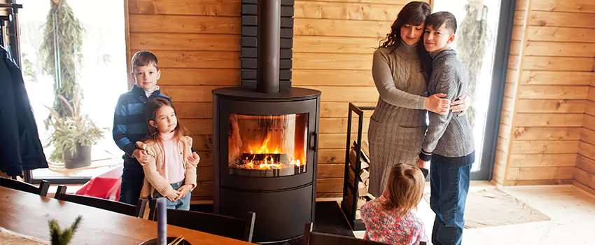Morso Cast Iron Fireplace Insert Installation in Machesney Park, Illinois