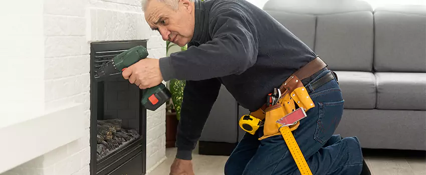 New Indoor Fireplace Installation in Machesney Park, Illinois