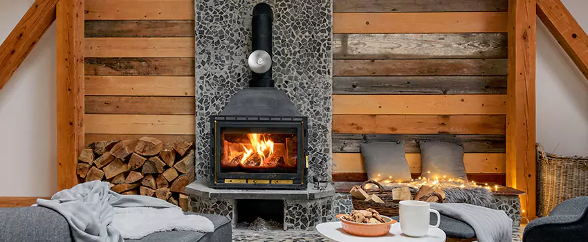 Thelin Hearth Products Direct Vent Gas Stove Fireplace Inspection in Machesney Park, Illinois